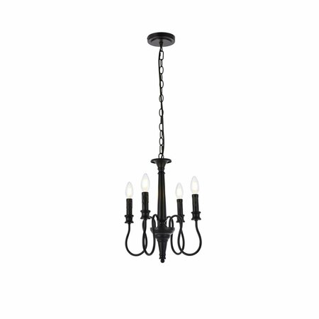 CLING Flynx 4 Lights Pendant Black CL2955443